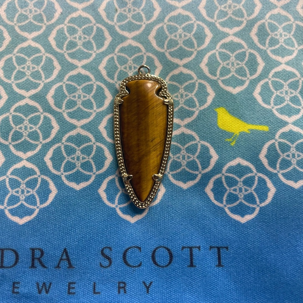 EUC Single Gold/Tigers Eye Sky Earring